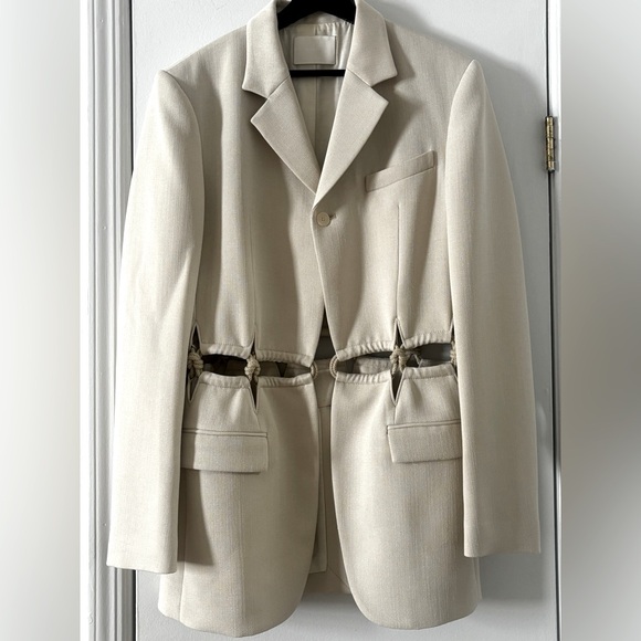 Dion Lee Rope Macrame Blazer - Picture 3 of 5